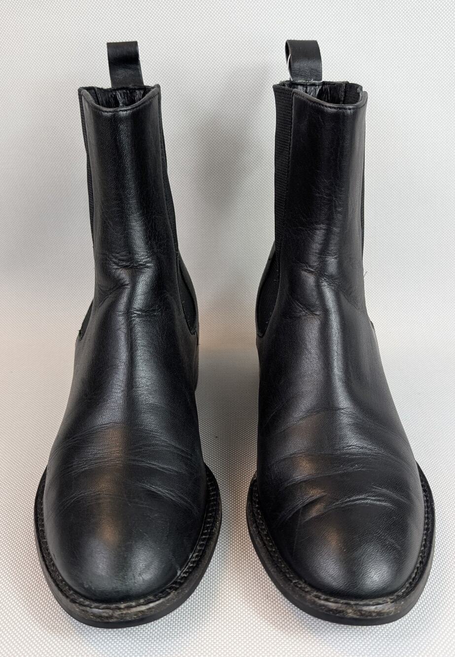 Cole Haan Air Evan Women’s 6.5 B Black Leather Short Boot D35597 Waterproof